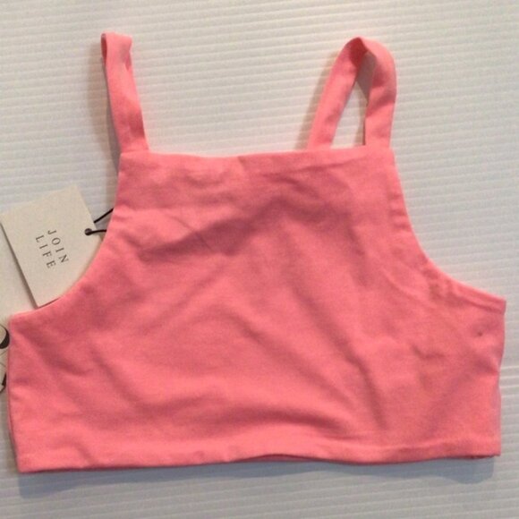 Pink crop top